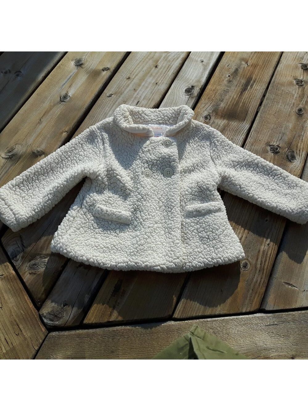 Adorable Sherpa Baby Girls coat Joe Fresh 12-18mos